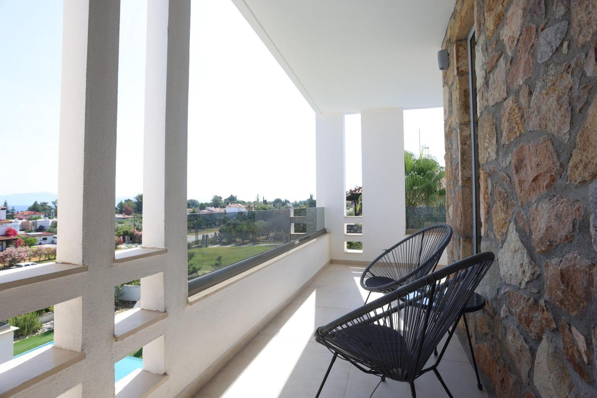 Villa Douglas - Private Pool, Bbq, 4Bdrms, View Pefkochori Zewnętrze zdjęcie